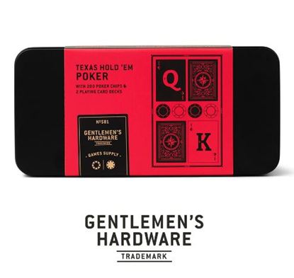 Εικόνα της GENTLEMEN'S HARDWARE POKER IN A TIN (ΣΕΤ 200 ΜΑΡΚΕΣ)