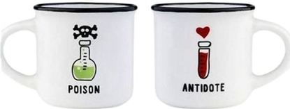 Εικόνα της LEGAMI MILANO ΣΕΤ ΠΟΡΣΕΛΑΝΙΝΕΣ ΚΟΥΠΕΣ ESPRESSO POISON&ANTIDOTE 2X50ML