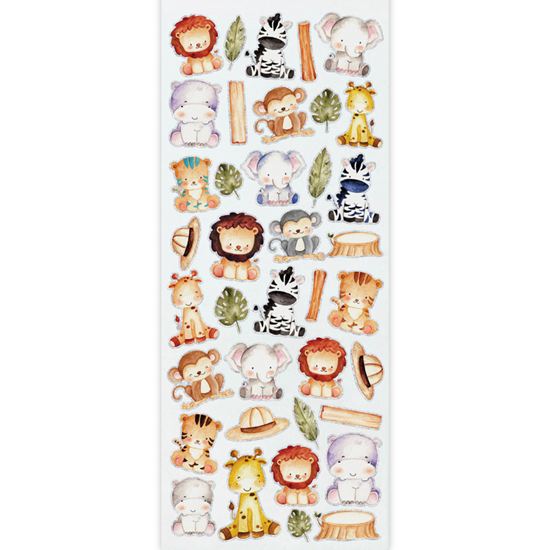 Εικόνα από ΑΥΤΟΚΟΛΛΗΤΑ STICKERS 2351 SAFARI NURSERY 31X11cm