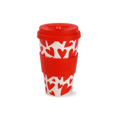 Εικόνα της ΚΟΥΠΑ i DRINK ID5022 R-PET CUP 435ml HEART