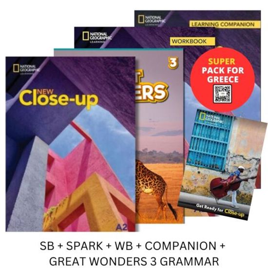 Εικόνα από NEW CLOSE-UP A2 SUPER PACK AP (SB + SPARK + WB + COMPANION + GREAT WONDERS 3 GRAMMAR)