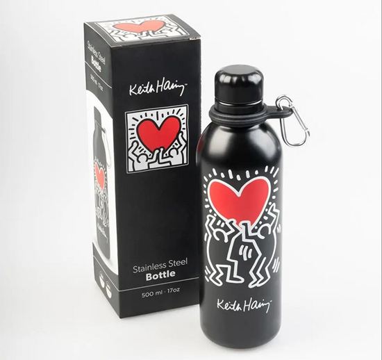 Εικόνα από ΜΕΤΑΛΛΙΚΟ ΜΠΟΥΚΑΛΙ ΘΕΡΜΟΣ Hot&Cold 500ml KEITH HARING