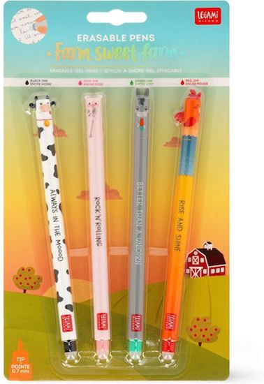 Εικόνα από LEGAMI MILANO ΣΤΥΛΟ GEL ERASABLE SET OF 4 PENS FARMA
