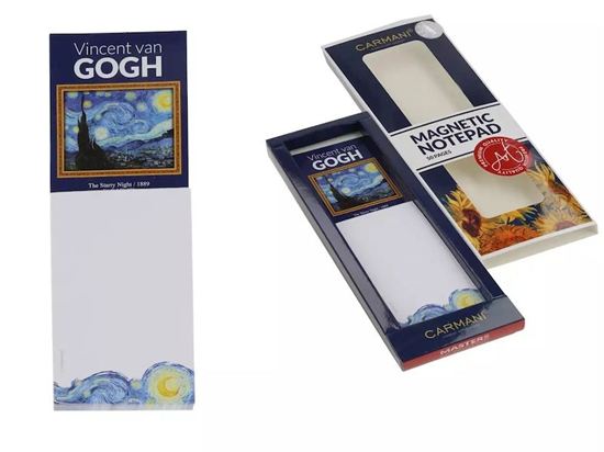 Εικόνα από ΜΑΓΝΗΤΙΚΟ ΣΗΜΕΙΩΜΑΤΑΡΙΟ V.GOGH STARRY NIGHT 6X18- CARMANI