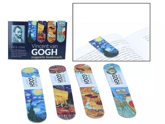 Εικόνα από ΜΑΓΝΗΤΙΚΟΣ ΣΕΛΙΔΟΔΕΙΚΤΗΣ SET 4 V.GOGH 20X54