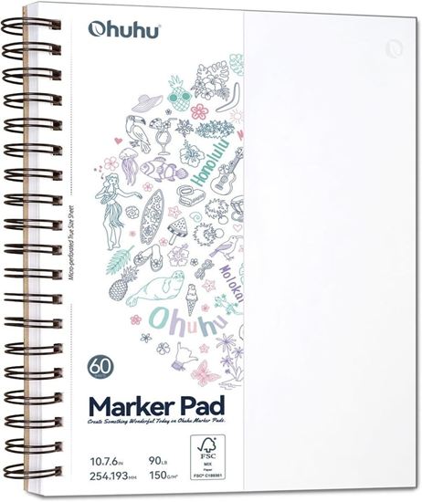 Εικόνα από OHUHU SKETCHBOOK SPIRAL BLEEDPROOF 19.3X25.4CM