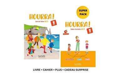 Εικόνα της HOURRA! 1 SUPER PACK (LIVRE + CAHIER + PLUS + CADEAU SURPRISE) N/E