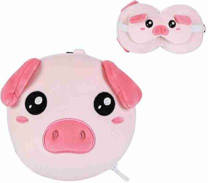 Εικόνα της ΜΑΞΙΛΑΡΙ i-TOTAL XL2533 PIG+SLEEP MASK 19x18cm