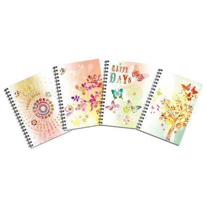 Εικόνα της ΤΕΤΡΑΔΙΟ ΣΠΙΡΑΛ SKAG HAPPY DAYS ΔΙΑΦΑΝΕΣ ΡΡ 5 ΘΕΜΑΤΩΝ Β5