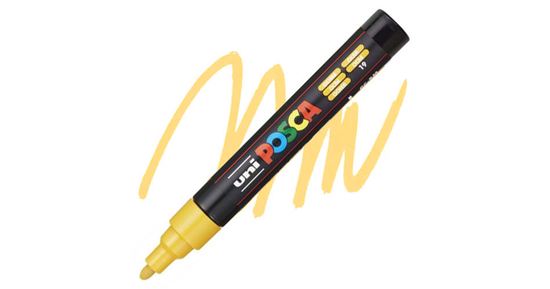 Εικόνα από ΜΑΡΚΑΔΟΡΟΙ UNI POSCA PC-5M MEDIUM OCHRE