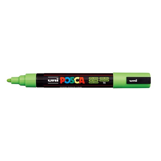 Εικόνα από ΜΑΡΚΑΔΟΡΟΙ UNI POSCA PC-5M FINE APPLE GREEN