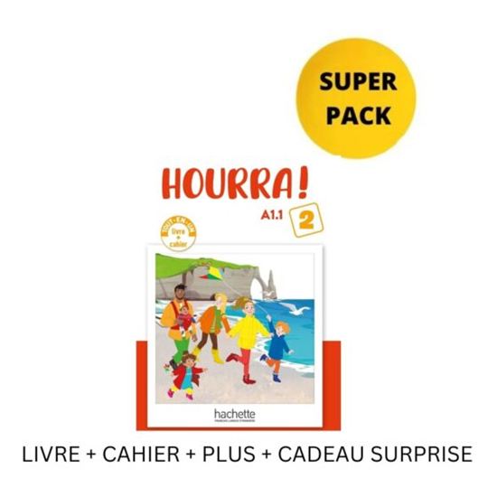 Εικόνα από HOURRA! MINI 2 SUPER PACK (LIVRE + CAHIER + PLUS + CADEAU SURPRISE)