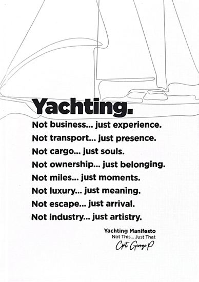 Εικόνα από YACHTING. NOT BUSINESS ...JUST EXPERIENCE HC