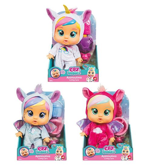 Εικόνα από CRY BABIES TINY CUDDLES ΚΛΑΨΟΥΛΙΝΙΑ ΑΓΑΠΟΥΛΙΝΙΑ ΔΙΑΔΡΑΣΤΙΚΗ ΚΟΥΚΛΑ ΠΟΥ ΚΛΑΕΙ ΜΕ ΑΛΗΘΙΝΑ ΔΑΚΡΥΑ (ΤΥΧΑΙΟ ΣΧΕΔΙΟ)
