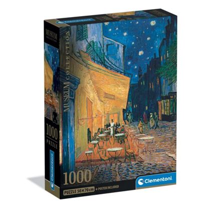Εικόνα της ΠΑΖΛ 1000 MUSEUM VAN GOGH - ΚΑΦΕ ΤΗ ΝΥΧΤΑ COMPACT BOX