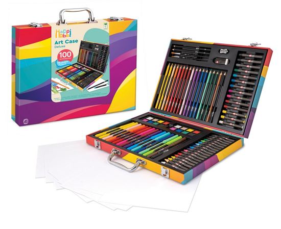 Εικόνα από HAPPIHOBBI ΚΑΣΕΤΙΝΑ ΖΩΓΡΑΦΙΚΗΣ DELUXE 100 ΑΞΕΣΟΥΑΡ RAINBOW