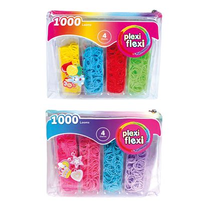 Εικόνα της PLEXI FLEXI ΤΣΑΝΤΑΚΙ 1000 ΛΑΣΤΙΧΑΚΙΑ & 4 ΑΞΕΣΟΥΑΡ (2 ΣΧΕΔΙΑ - ΤΥΧΑΙΑ ΕΠΙΛΟΓΗ)