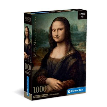 Εικόνα της ΠΑΖΛ 1000 MUSEUM LEONARDO: ΜΟΝΑ ΛΙΖΑ COMPACT BOX