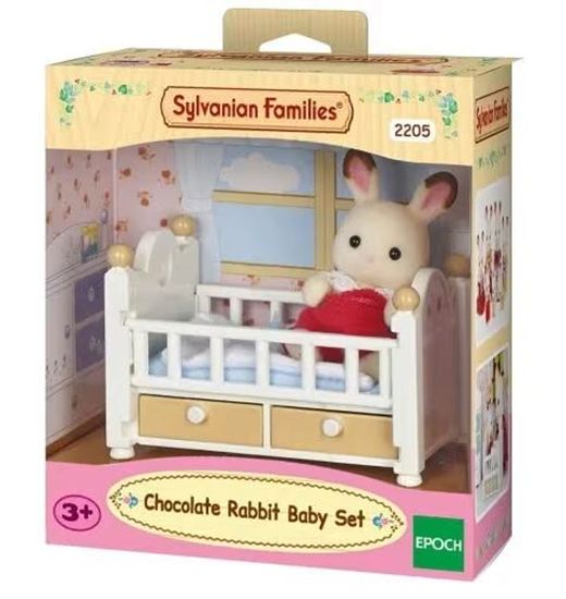 Εικόνα από SYLVANIAN FAMILIES CHOCOLATE RABBIT BABY SET (BABY BED)