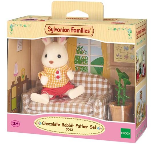 Εικόνα από SYLVANIAN FAMILIES CHOCOLATE RABBIT FATHER SET (SOFA)