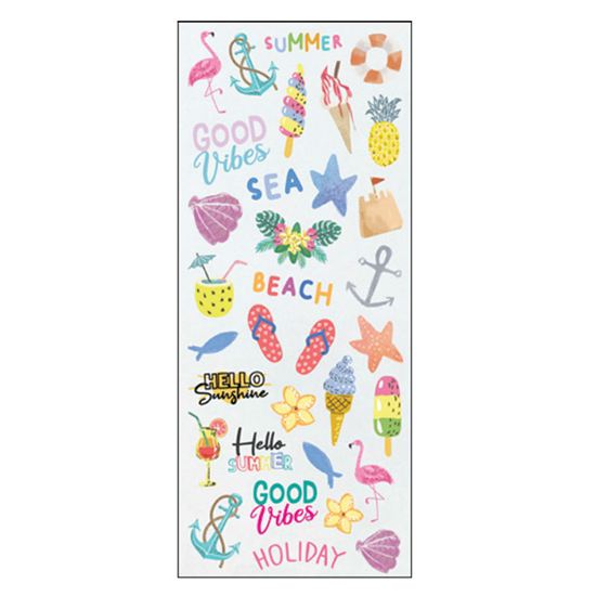 Εικόνα από ΑΥΤΟΚΟΛΛΗΤΑ STICKERS 2343 GOOD VIBES 31X11cm