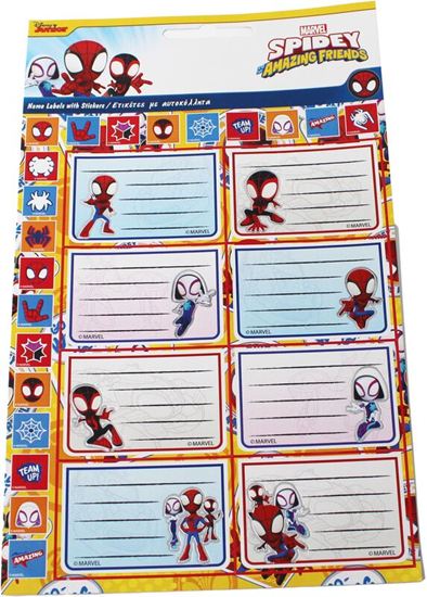 Εικόνα από GIM ΕΤΙΚΕΤΕΣ ΜΕ ΑΥΤΟΚΟΛΛΗΤΑ SPIDEY&FRIENDS  777-50249