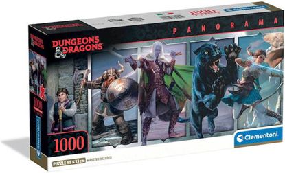 Εικόνα της CLEMENTONI PUZZLE DUNGEONS & DRAGONS PANORAMA H.Q. 1000TMX