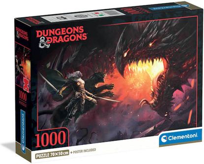 Εικόνα της CLEMENTONI PUZZLE DUNGEONS & DRAGONS H.Q. COMPACT BOX 1000TMX