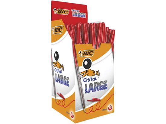 Εικόνα από ΣΤΥΛΟ BIC CRISTAL LARGE 1.6mm ΚΟΚΚΙΝΟ