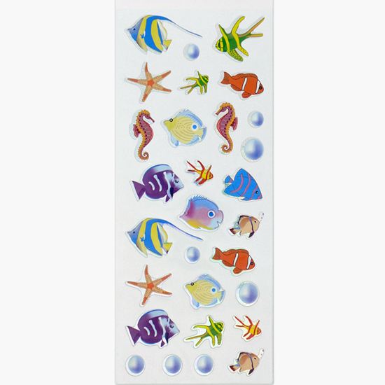 Εικόνα από ΑΥΤΟΚΟΛΛΗΤΑ STICKERS 718 TROPICAL FISH 31X11cm