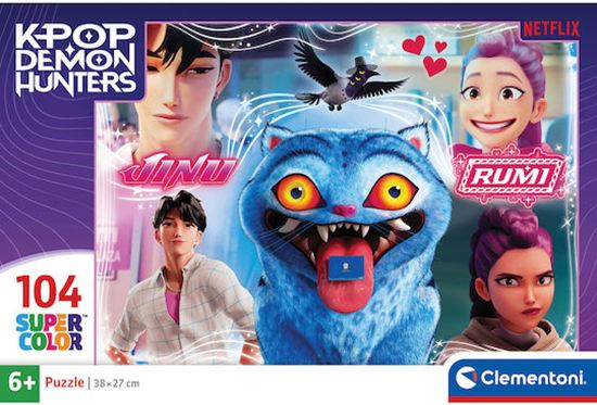Εικόνα από CLEMENTONI SUPERCOLOR PUZZLE K-POP DEMON HUNTERS 104τμχ
