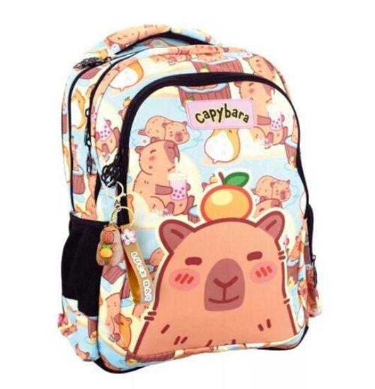 Εικόνα από ΤΣΑΝΤΑ ΠΛΑΤΗΣ ΔΗΜΟΤΙΚΟΥ GIM CAPYBARA HAPPY LIFE 300-17031