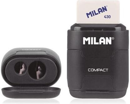 Εικόνα της ΓΟΜΑ - ΞΥΣΤΡΑ MILAN COMPACT SHADOW ΒΑΡΕΛΑΚΙ ΔΙΠΛΗ ΜΑΥΡΗ