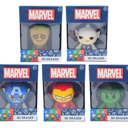 Εικόνα της ΓΟΜΑ MARVEL HEROES 3D 5 ΣΧΕΔΙΑ