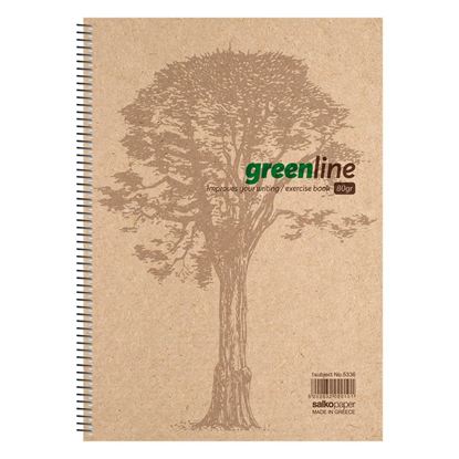 Εικόνα της ΤΕΤΡΑΔΙΟ ΣΠΙΡΑΛ SALKO GREENLINE 2 ΘΕΜΑΤΩΝ Β5 5332