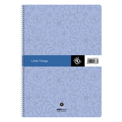 Εικόνα της ΤΕΤΡΑΔΙΟ ΣΠΙΡΑΛ SALKO LITTLE THINGS 4 ΘΕΜΑΤΩΝ Α4 4839