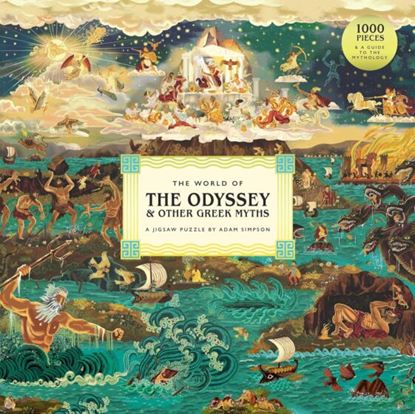 Εικόνα της THE WORLD OF THE ODYSSEY & OTHER GREEK MYTHS - A 1000-PIECE JIGSAW PUZZLE BY ADAM SIMPSON