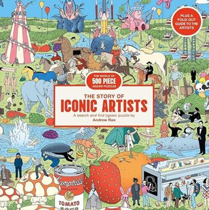 Εικόνα της THE STORY OF ICONIC ARTISTS: A JIGSAW PUZZLE - 500 PIECES
