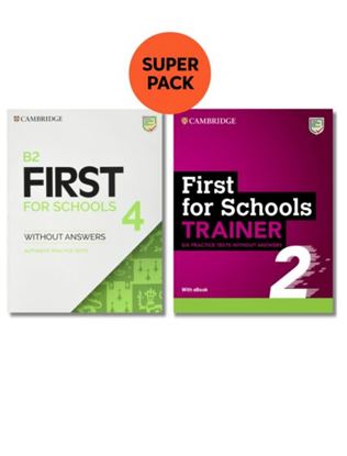 Εικόνα της CAMBRIDGE ENGLISH FIRST FOR SCHOOLS SUPER PACK 1 (PRACTICE TEST & TRAINER)