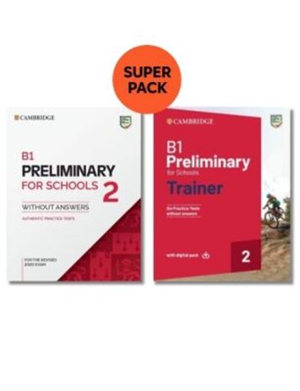 Εικόνα από CAMBRIDGE ENGLISH PRELIMINARY FOR SCHOOLS SUPER PACK 1 (PRACTICE TEST & TRAINER)