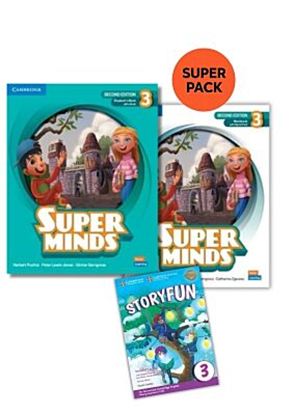 Εικόνα της SUPER MINDS 3 SUPER PACK 3 (STUDENT'S BOOK + WORKBOOK + STORYFUN 3 + WORDLIST) 2ND ED