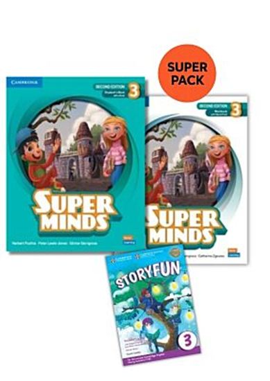 Εικόνα από SUPER MINDS 3 SUPER PACK 3 (STUDENT'S BOOK + WORKBOOK + STORYFUN 3 + WORDLIST) 2ND ED