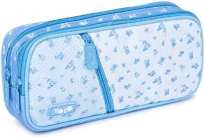 Εικόνα της ΚΑΣΕΤΙΝΑ YOLO ΜΕ 3 ΘΗΚΕΣ BOX BLUE FLOWERS