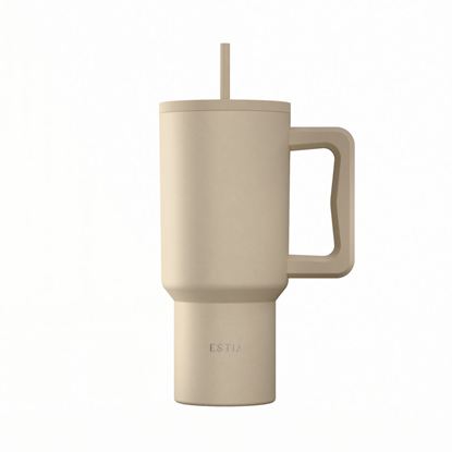 Εικόνα της ΘΕΡΜΟΣ STRAW TUMBLER XL SAVE THE AEGEAN 900ml DUNE