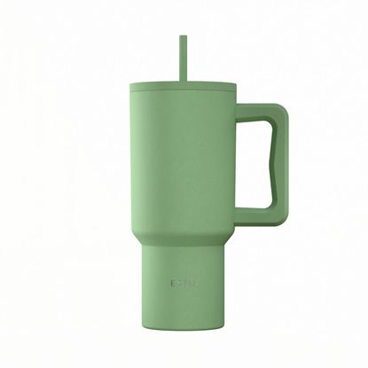 Εικόνα της ΘΕΡΜΟΣ STRAW TUMBLER XL SAVE THE AEGEAN 900ml PINE