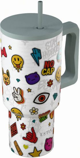 Εικόνα από ΘΕΡΜΟΣ STRAW TUMBLER XL SAVE THE AEGEAN 900ml URBAN VIBES