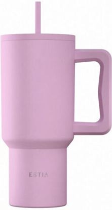 Εικόνα της ΘΕΡΜΟΣ STRAW TUMBLER XL SAVE THE AEGEAN 900ml LAVENDER