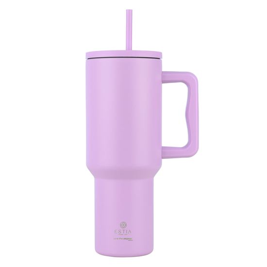 Εικόνα από ΘΕΡΜΟΣ STRAW TUMBLER XL SAVE THE AEGEAN 1200ml LAVENDER PURPLE