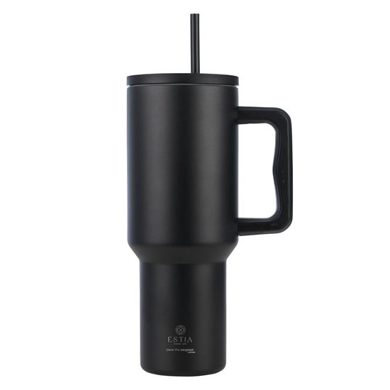 Εικόνα από ΘΕΡΜΟΣ STRAW TUMBLER XL SAVE THE AEGEAN 1200ml MIDNIGHT BLACK