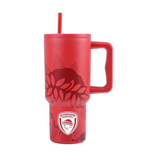 Εικόνα από ΘΕΡΜΟΣ STRAW TUMBLER XL OLYMPIACOS BC EDITION 900ml